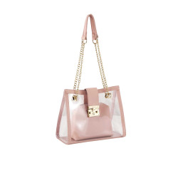 Bag in two-in-one look rose