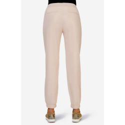 Faux leather trousers ivory