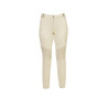 Suede imitation trousers in biker style sand