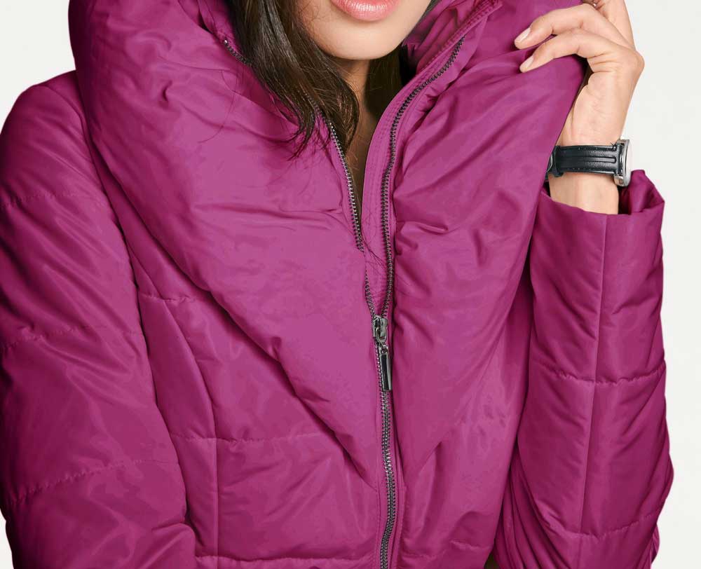 Designer-Steppjacke beere