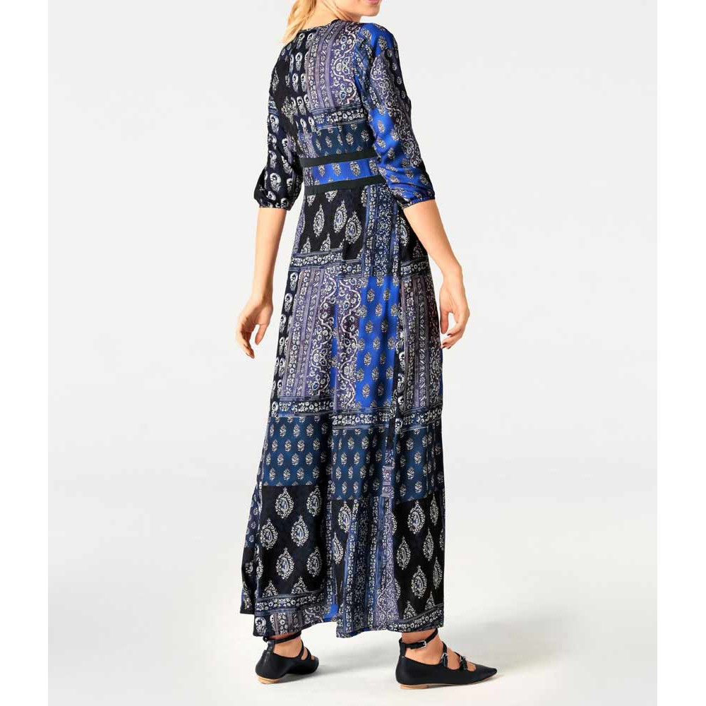 Maxi dress blue-multicolour