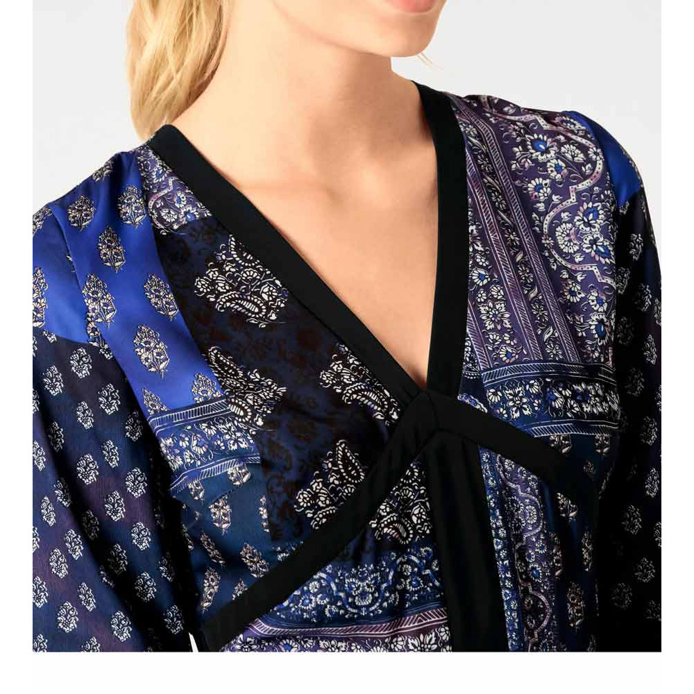 Maxi dress blue-multicolour
