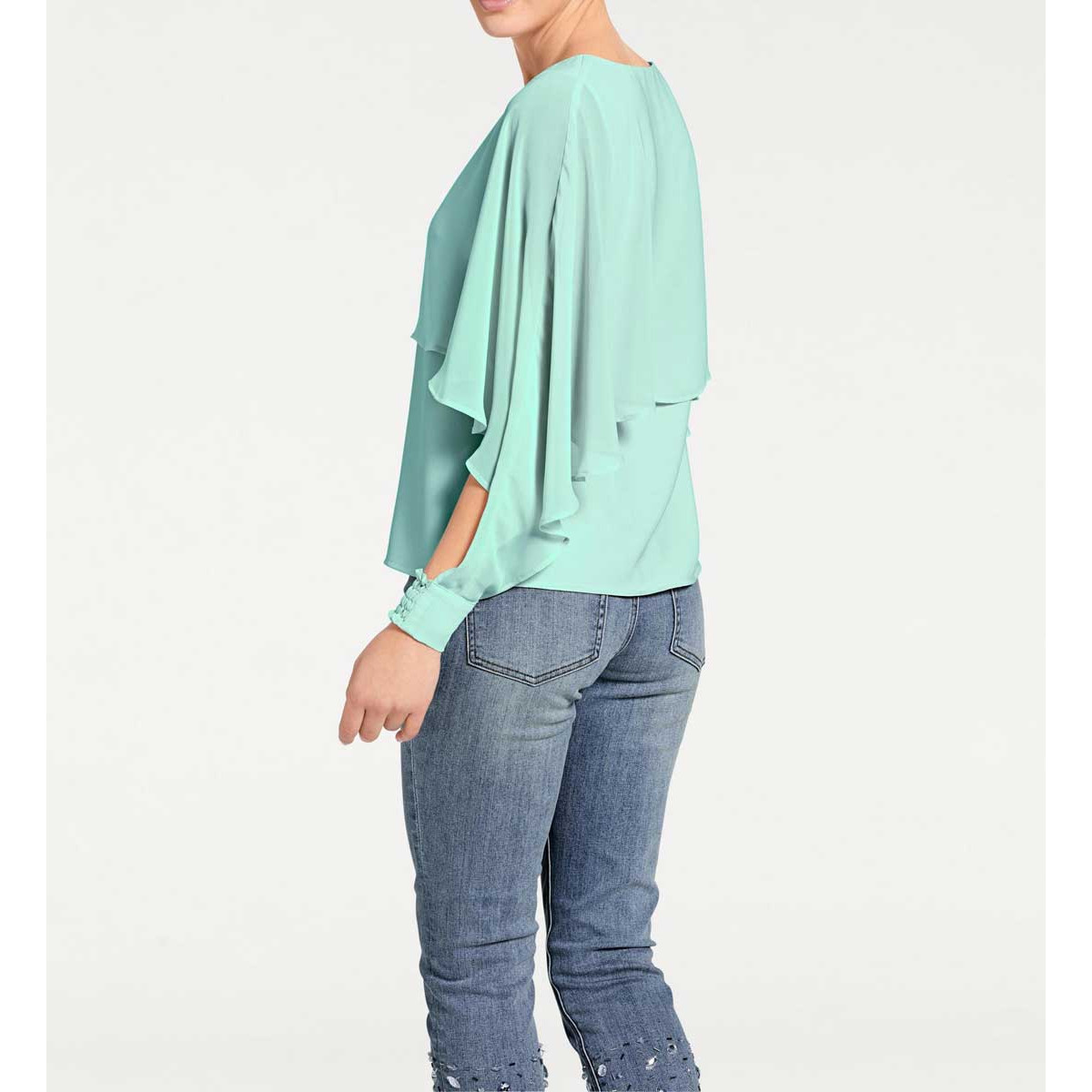 Designer-Bluse mint
