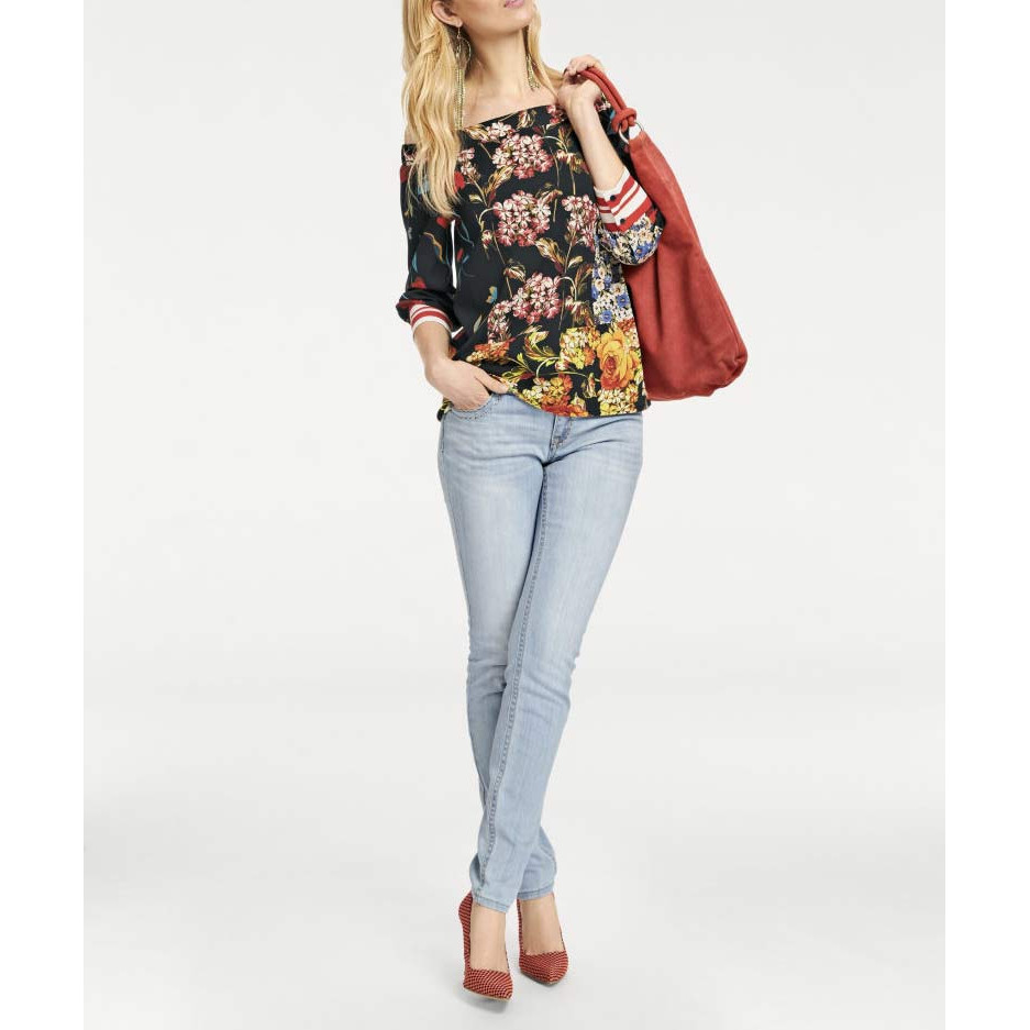 Druckbluse bunt