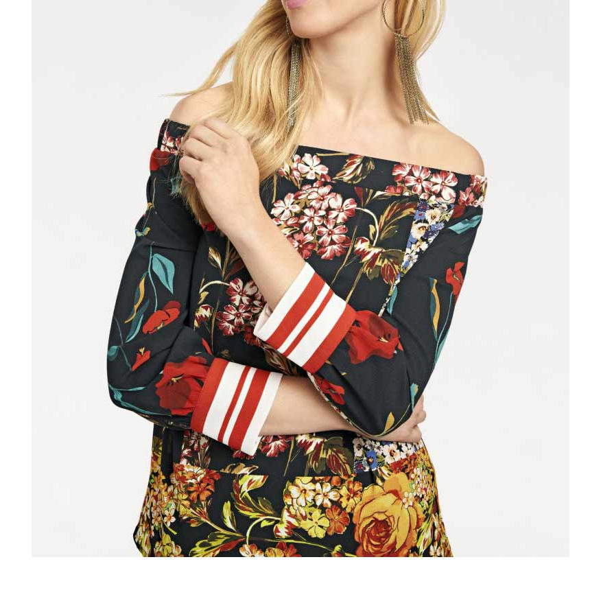 Druckbluse bunt