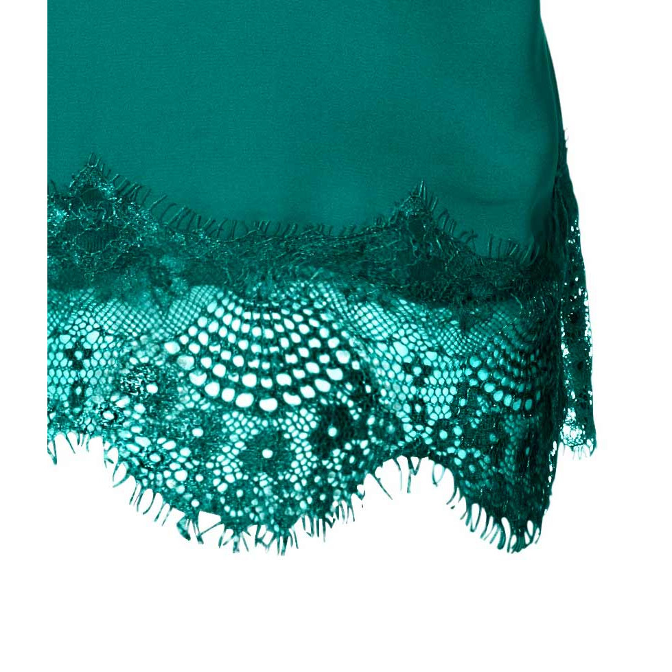 Designer-Bluse smaragd