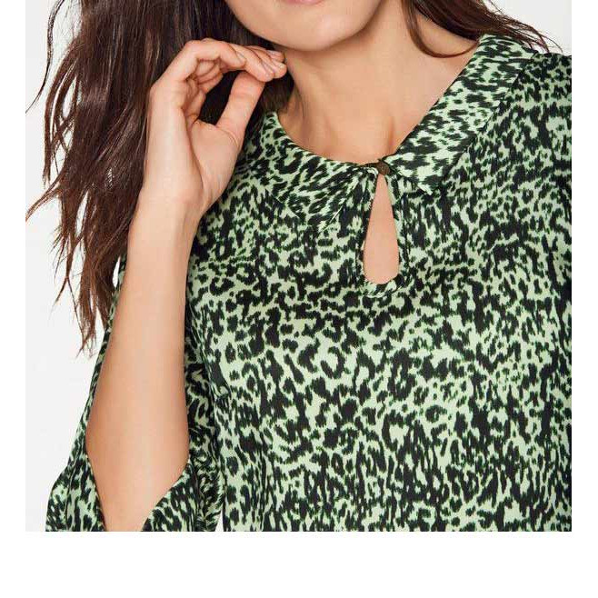 Print dress green-multicolour