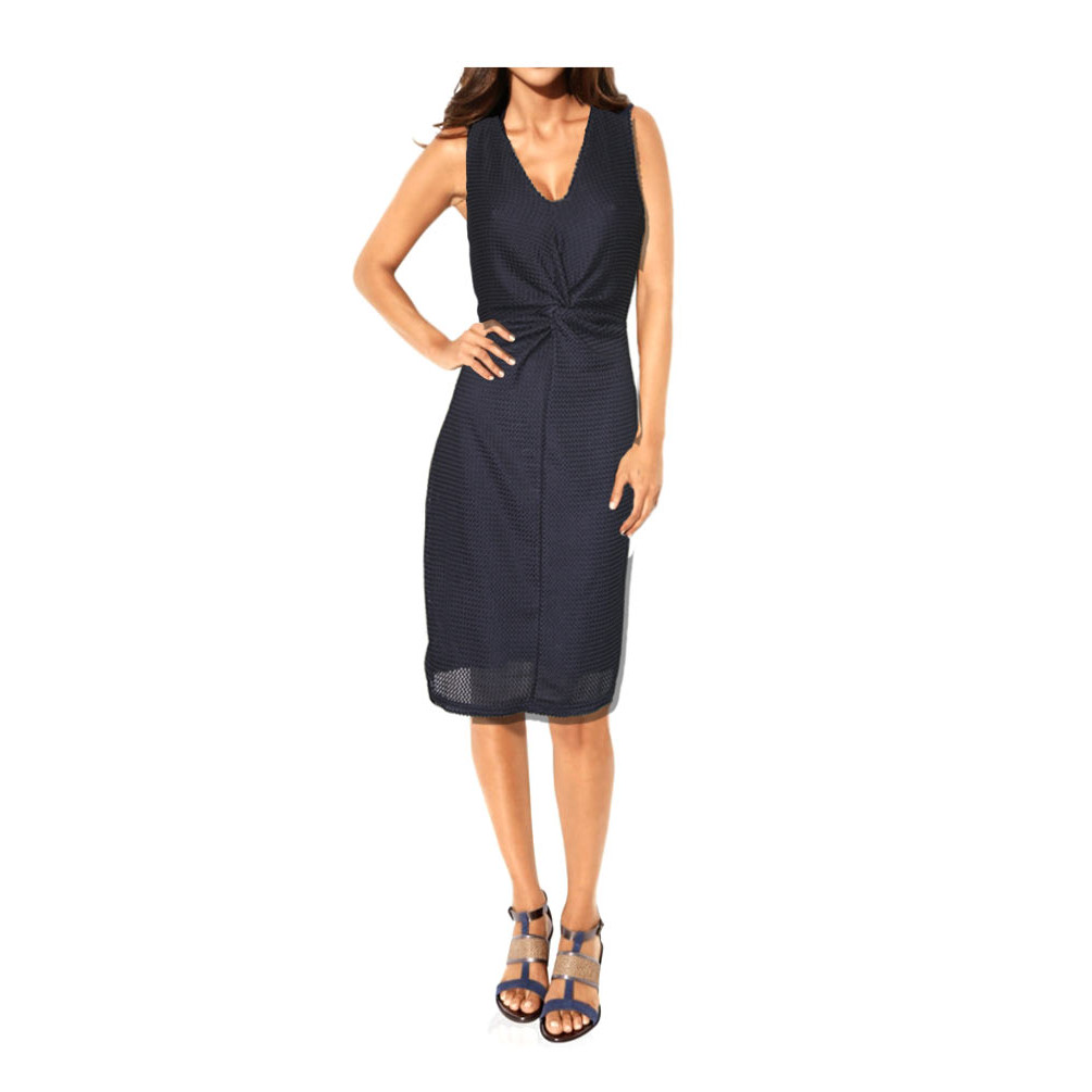Netzkleid marine