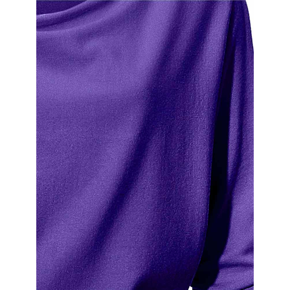 Designer-Reißverschlußpullover lila