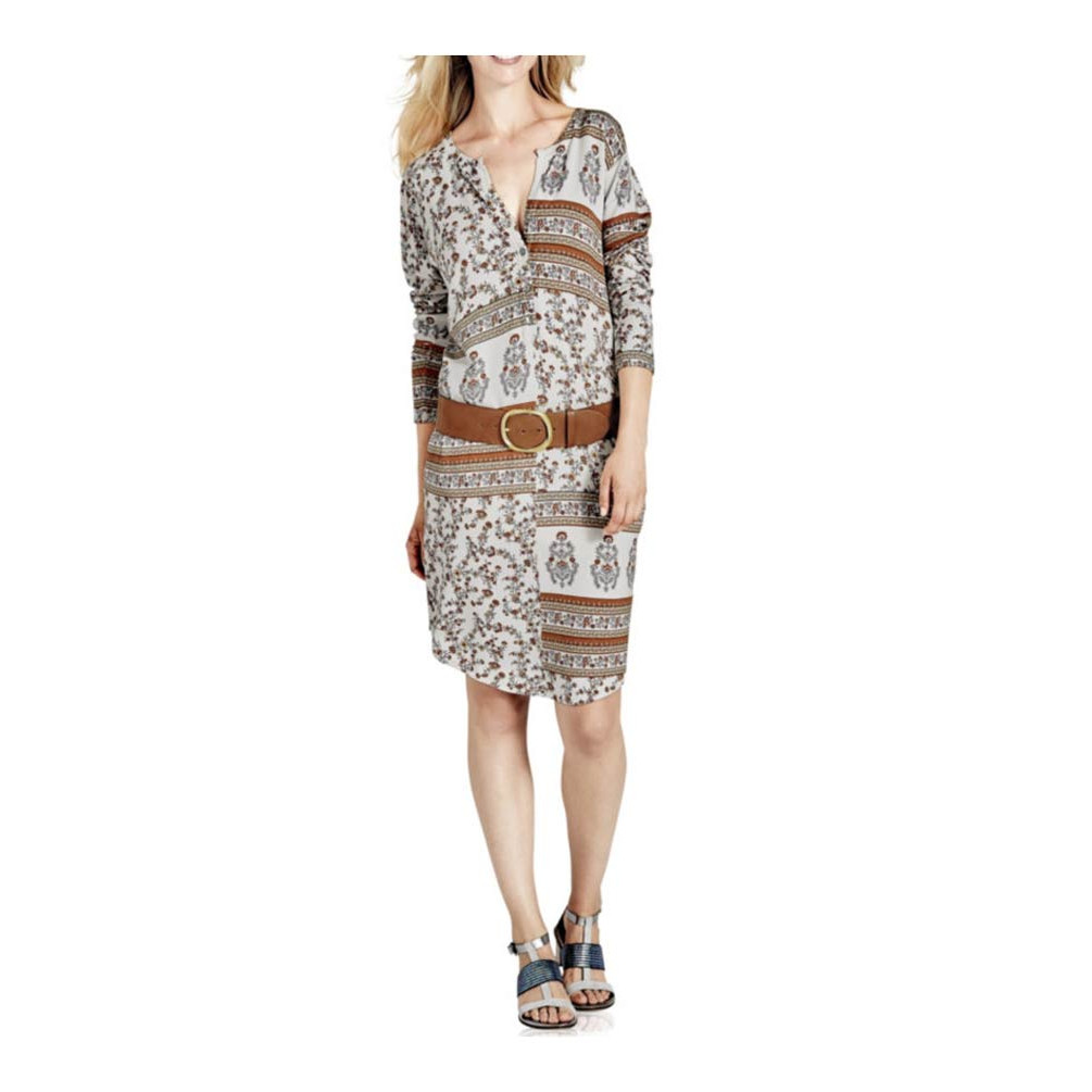 Strickkleid sand-bunt