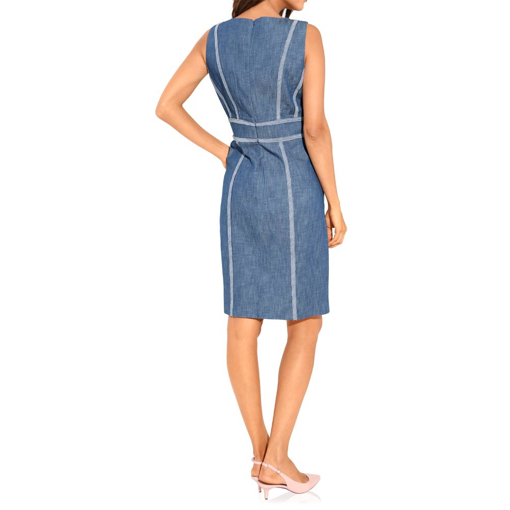 Designer-Jeanskleid blau