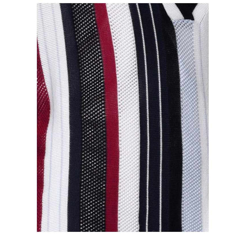 Designer-Pullover gestreift
