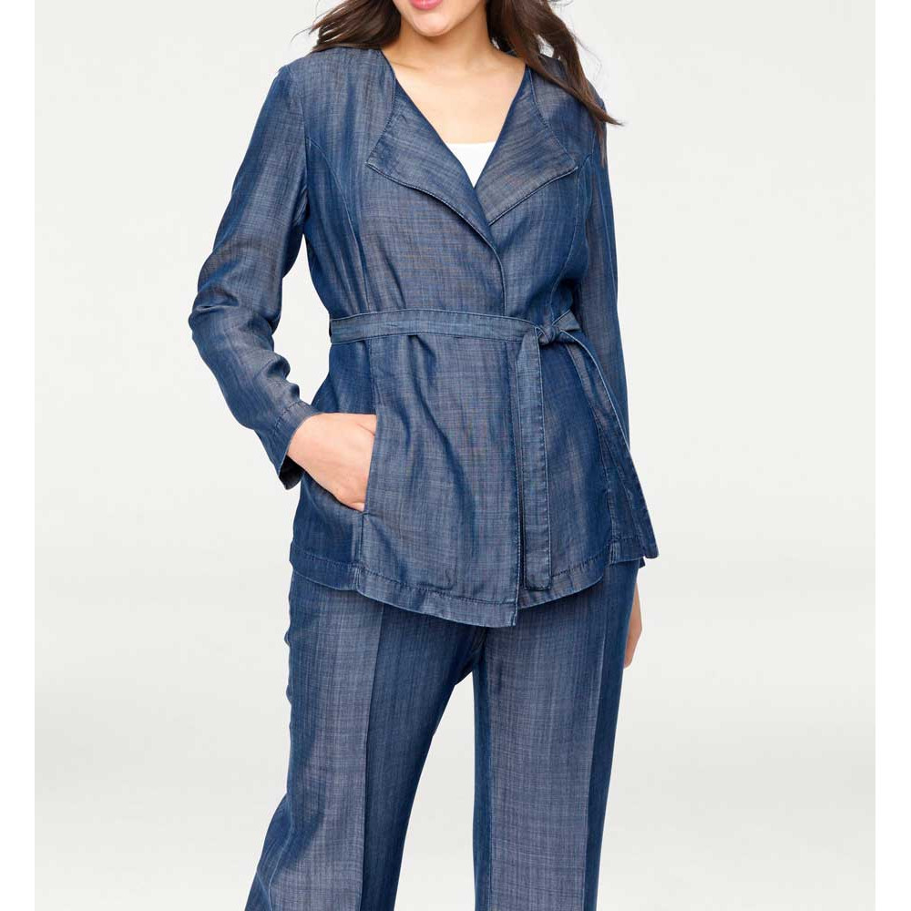 Designer-Tenceljacke blau-denim