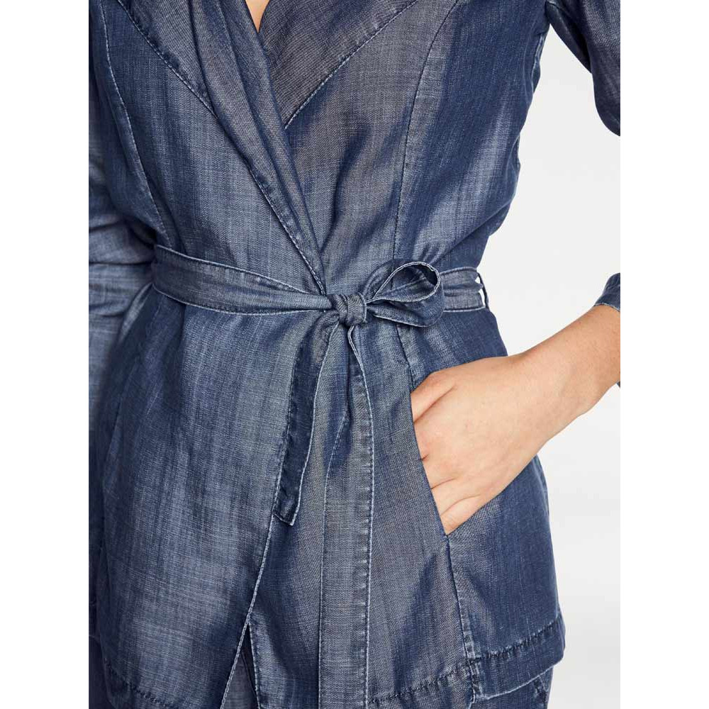 Designer-Tenceljacke blau-denim