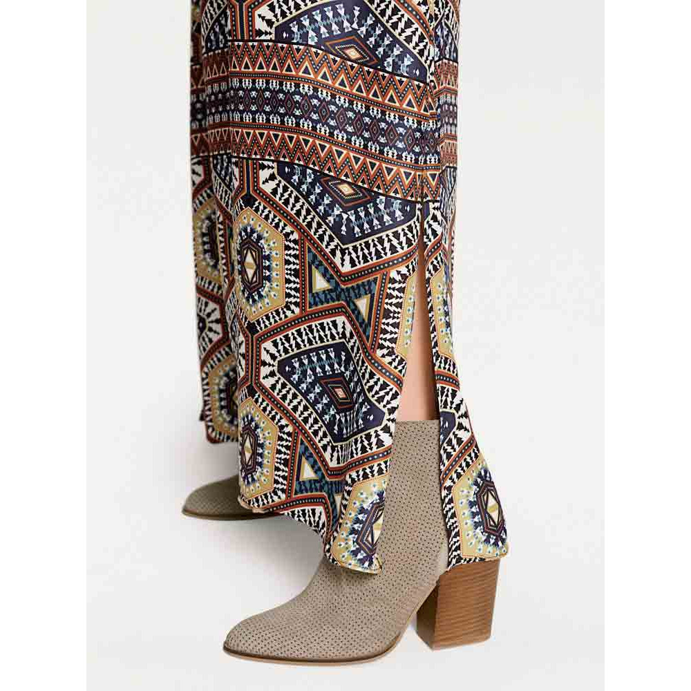 Designer-Maxidruckrock bunt