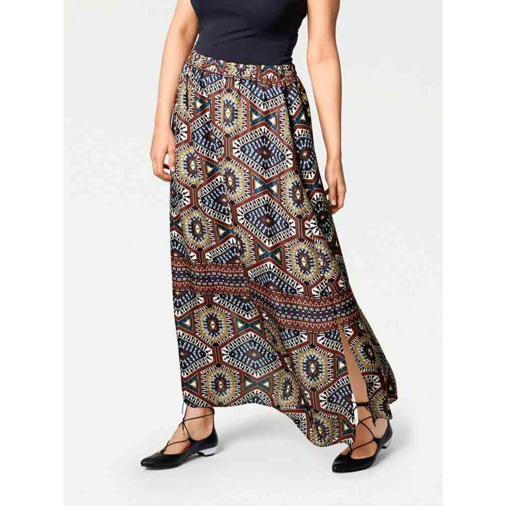Designer-Maxidruckrock bunt