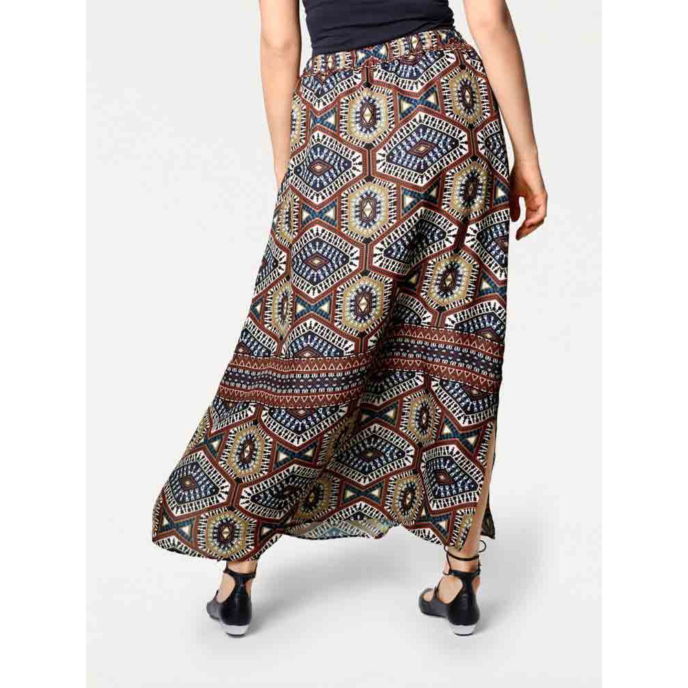 Designer-Maxidruckrock bunt