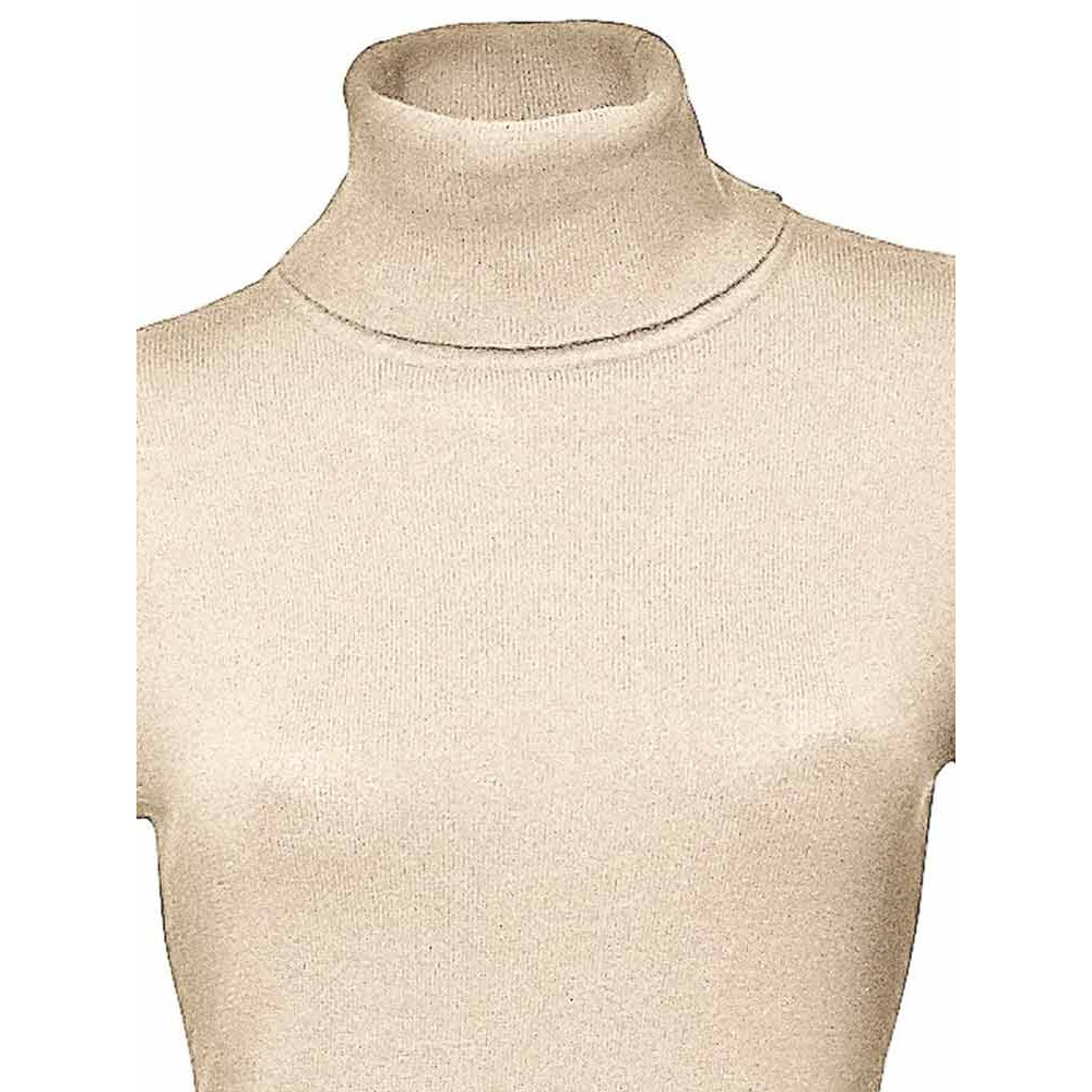 Designer-Strickkleid sand