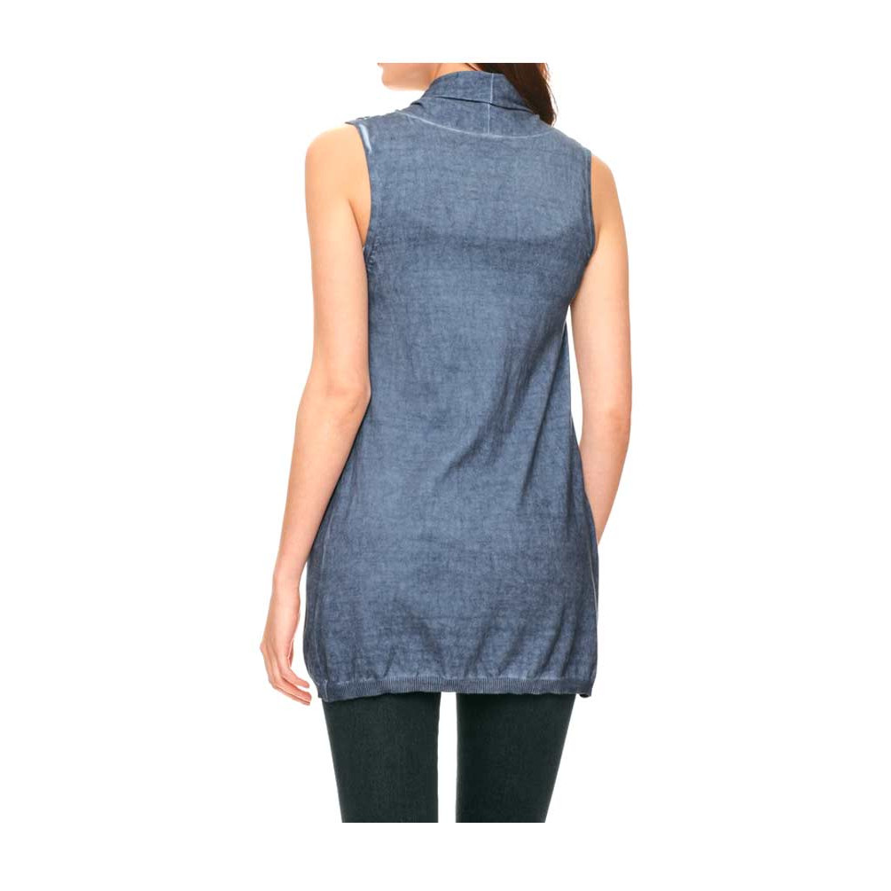 Feinstrickjacke jeansblau