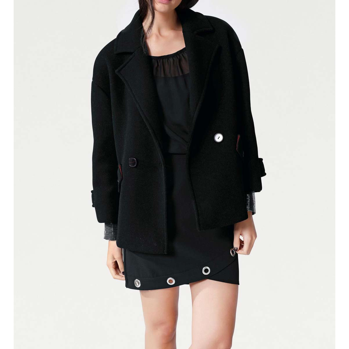 Wool jacket black