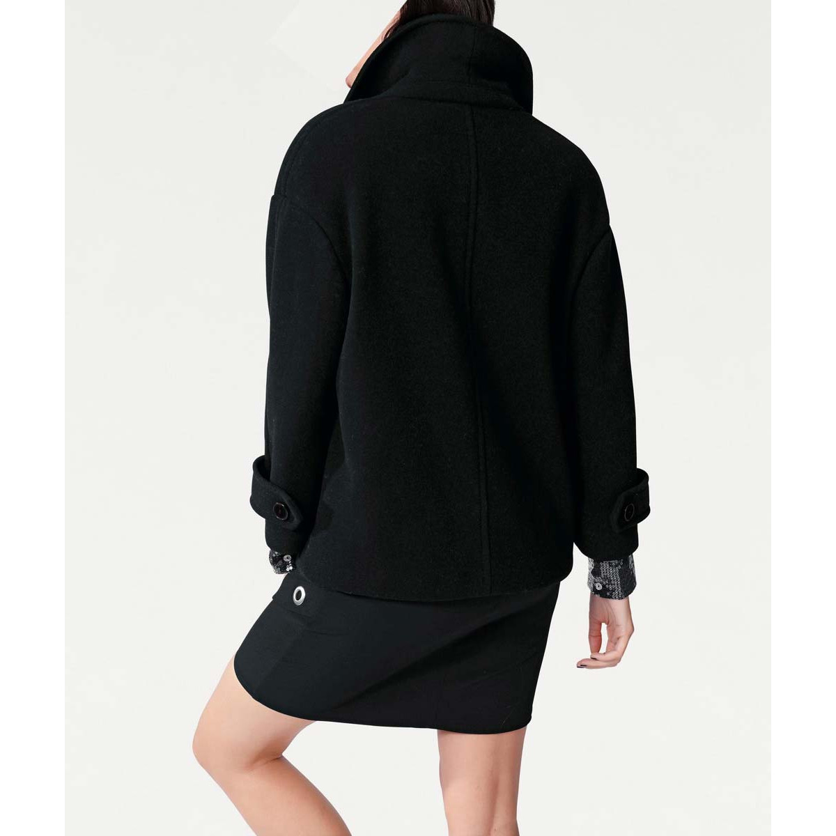 Wool jacket black