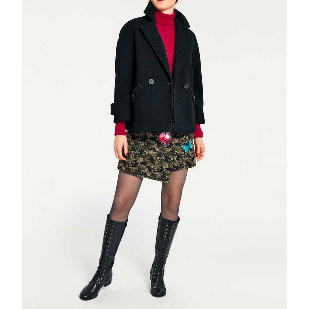 Wool jacket black