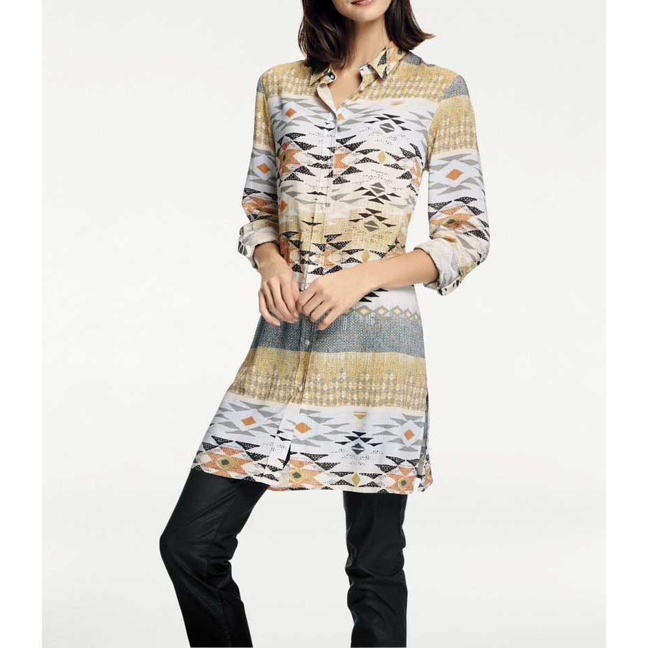 Designer-Longbluse bunt