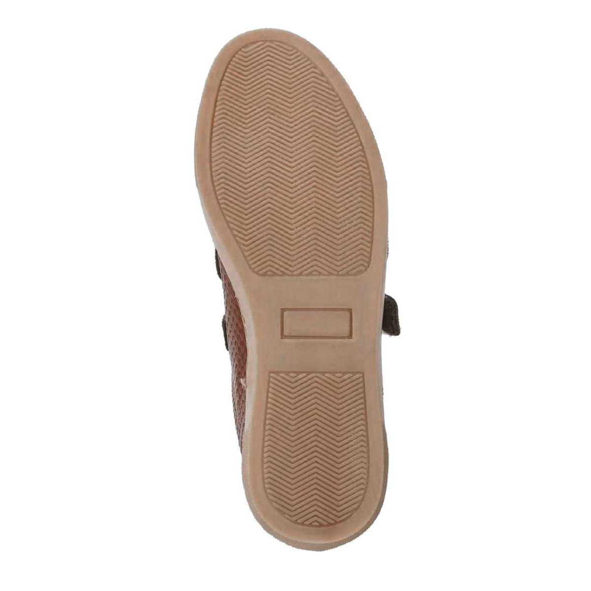 Sneaker m. Strasssteinen cognac
