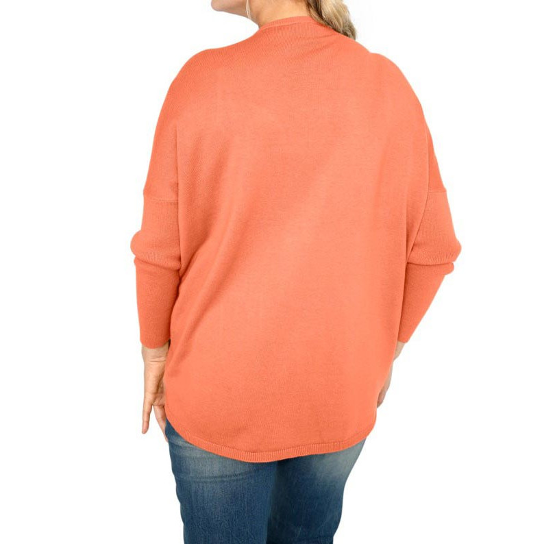 Feinstrickjacke apricot
