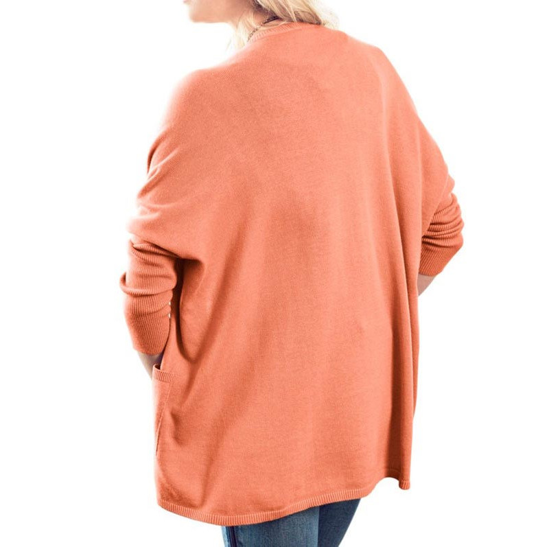 Feinstrickjacke apricot