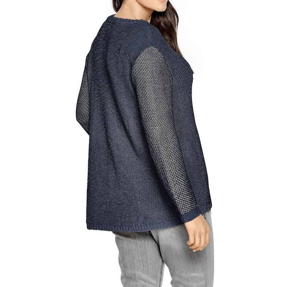 Pullover blau-gemustert