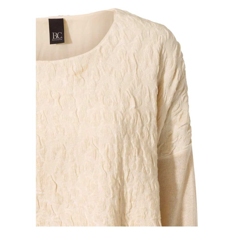 Pullover m. Satin apricot