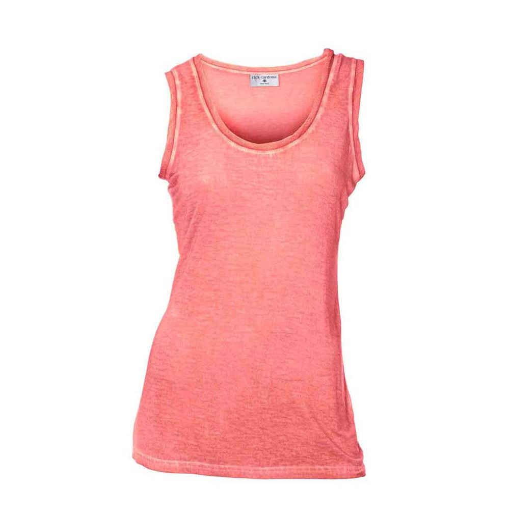 Designer-Twinset m. Seide koralle
