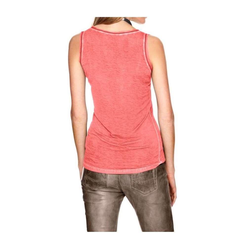 Designer-Twinset m. Seide koralle