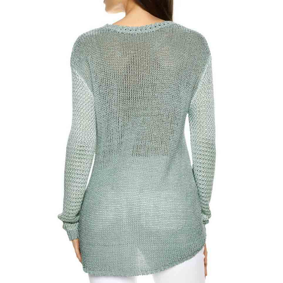 Pullover mint-gemustert