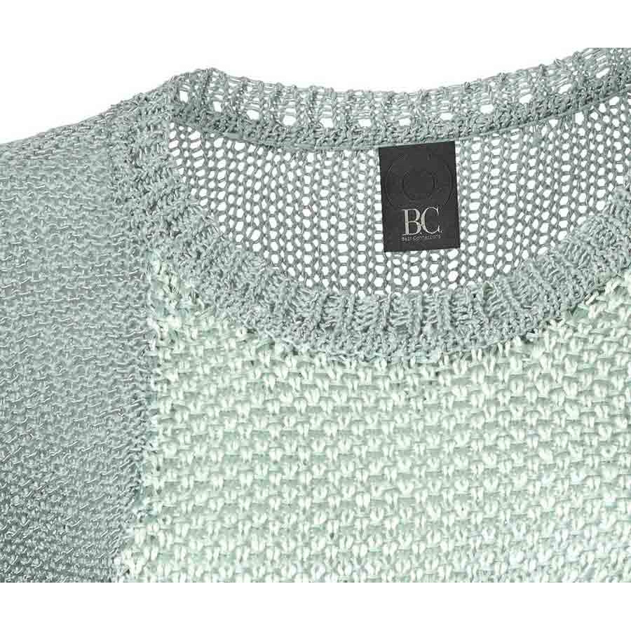 Pullover mint-gemustert