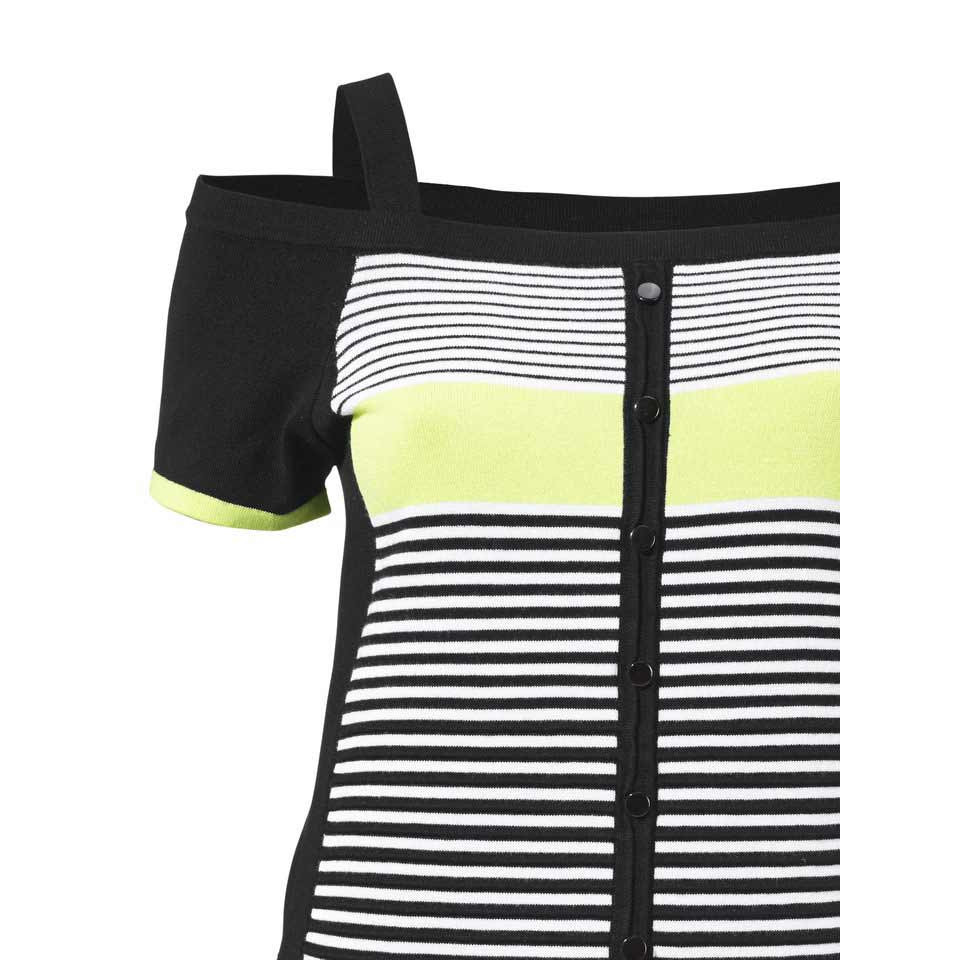 Carrépullover schwarz-bunt