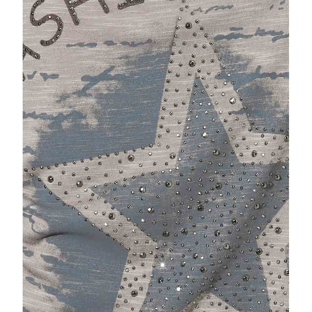 Marken-2-in-1-Shirt-Bluse taupe