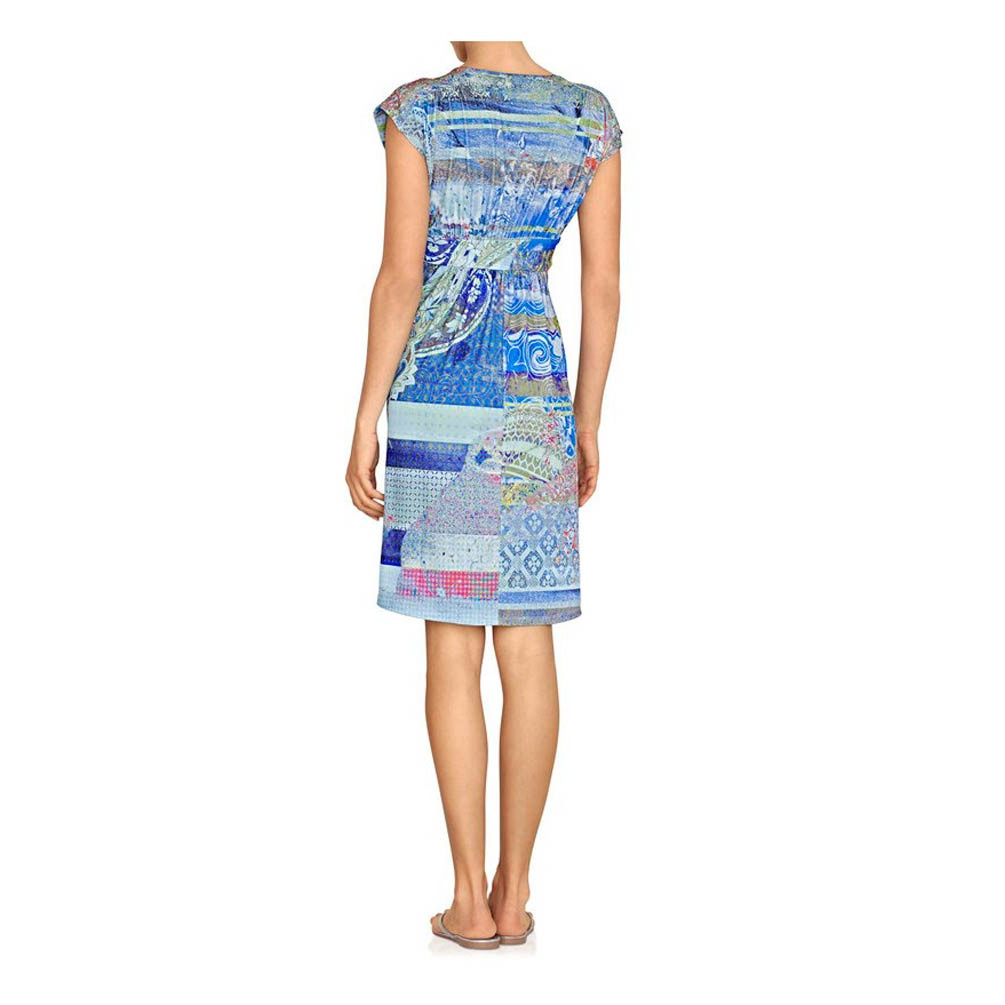 Designer-Kleid bunt