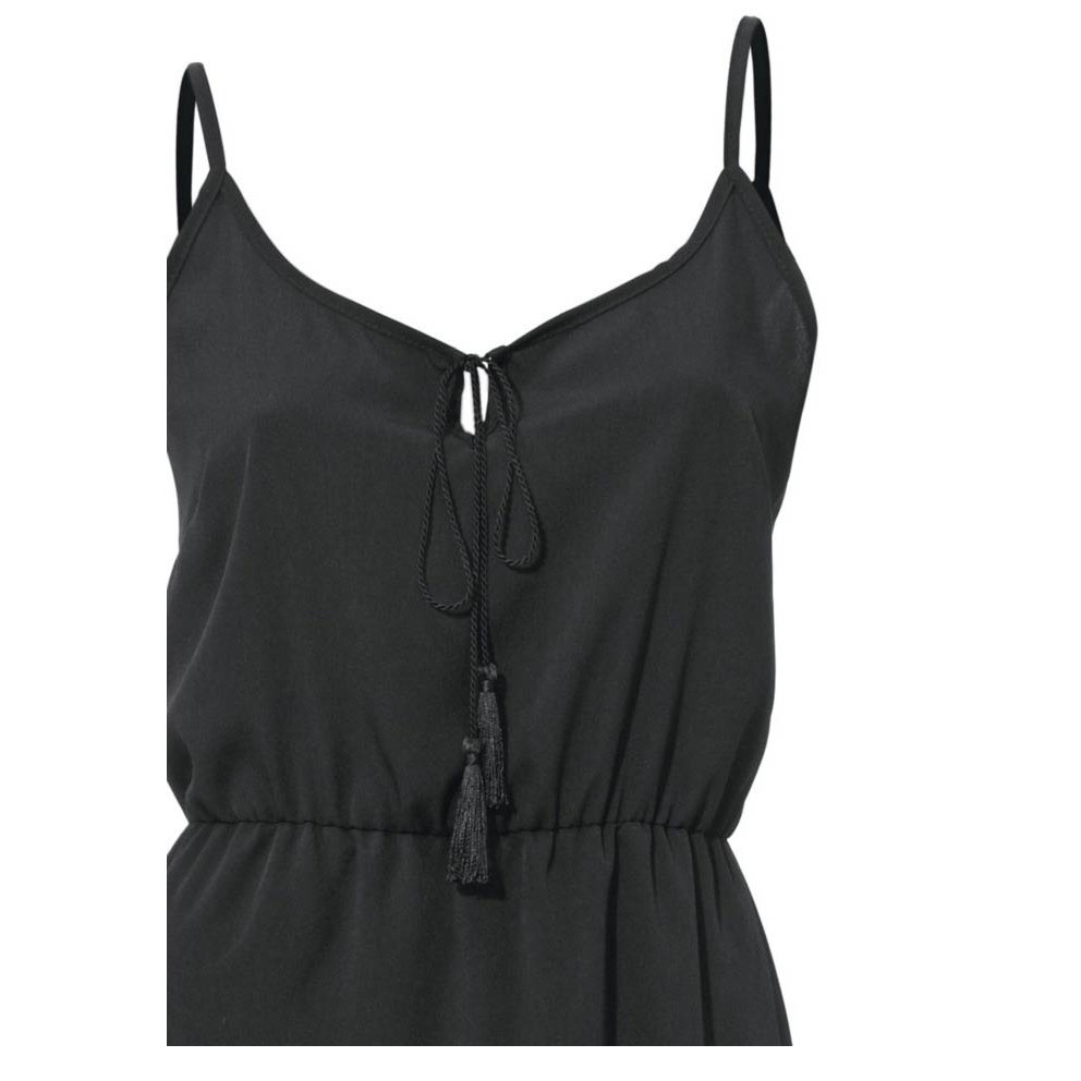 Designer-Maxikleid schwarz