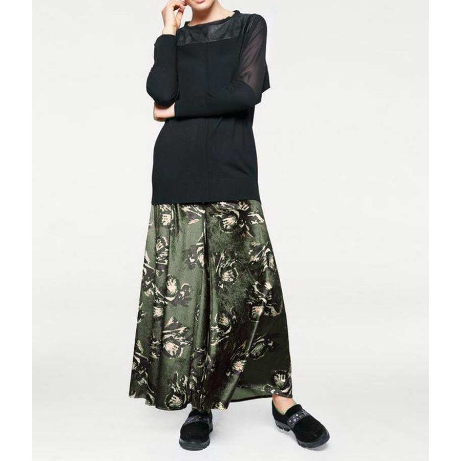 Designer-Patchshirt schwarz