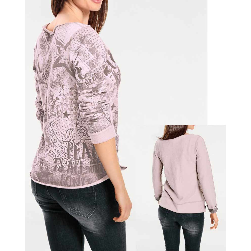 Wende-Sweatshirt mauve
