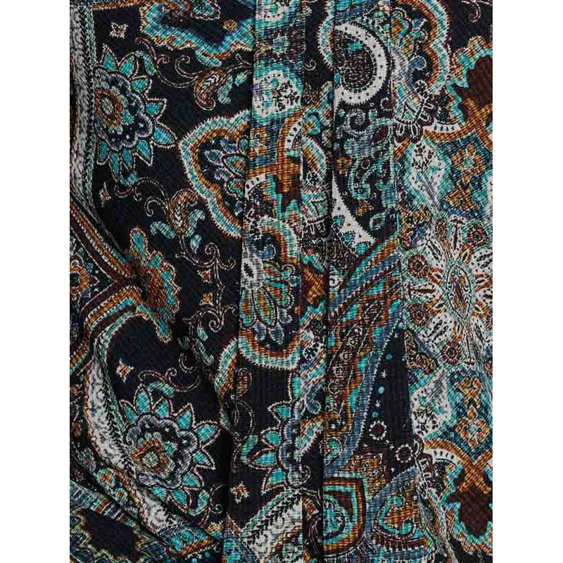 Designer-Druckbluse bunt