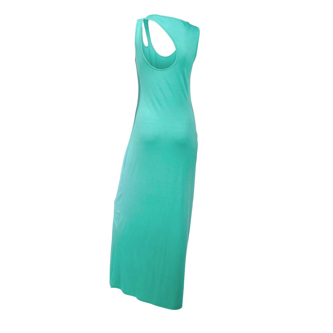 Jerseymaxikleid jade