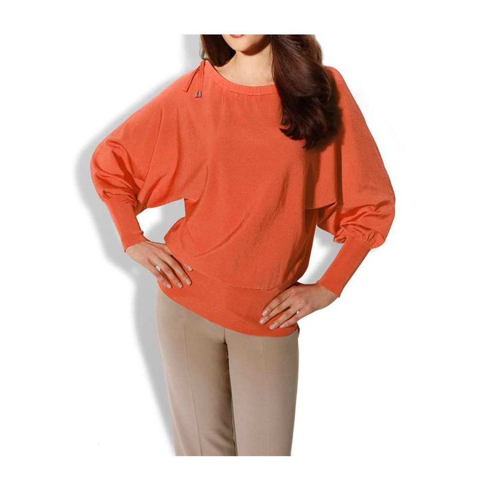 Designer-Pullover orange