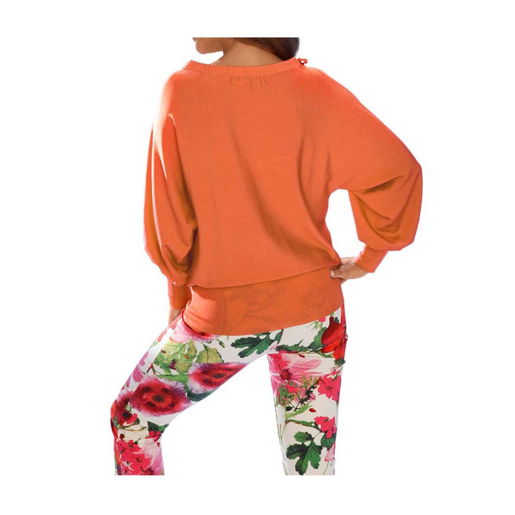 Designer-Pullover orange
