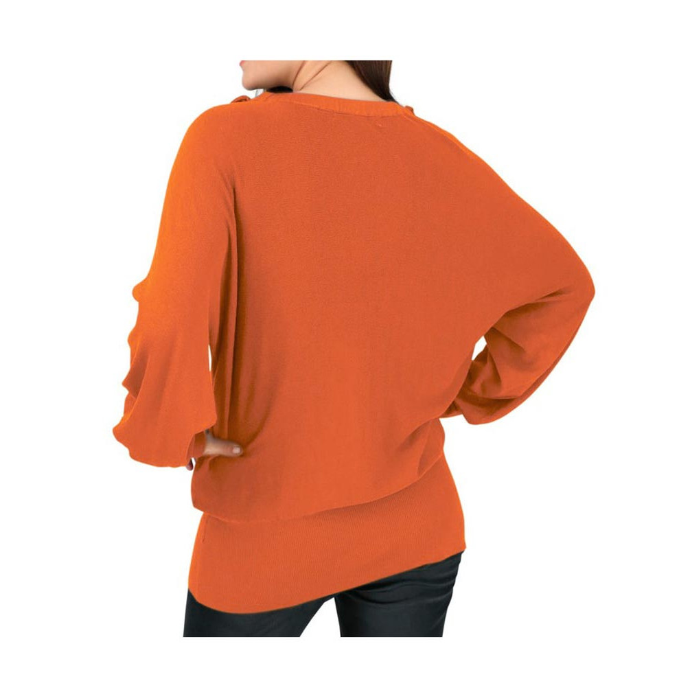 Designer-Pullover orange