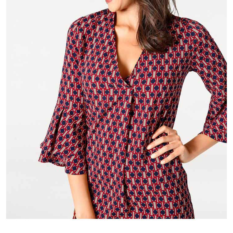 Druckkleid bunt