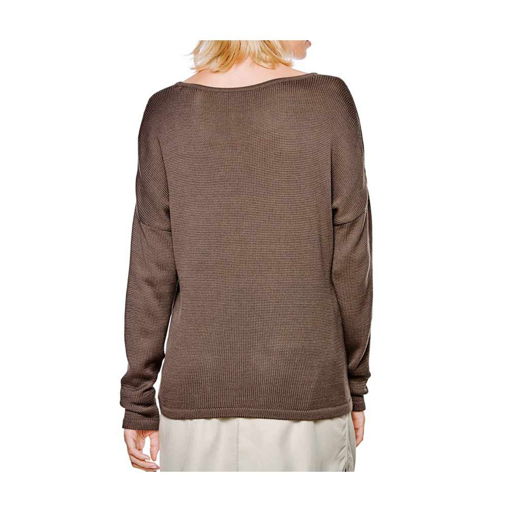 Pullover m. Pailleten taupe