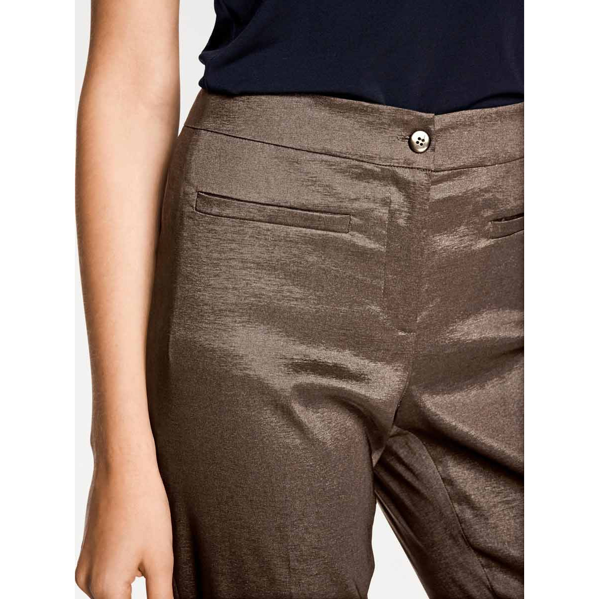 Designer-Tafthose taupe